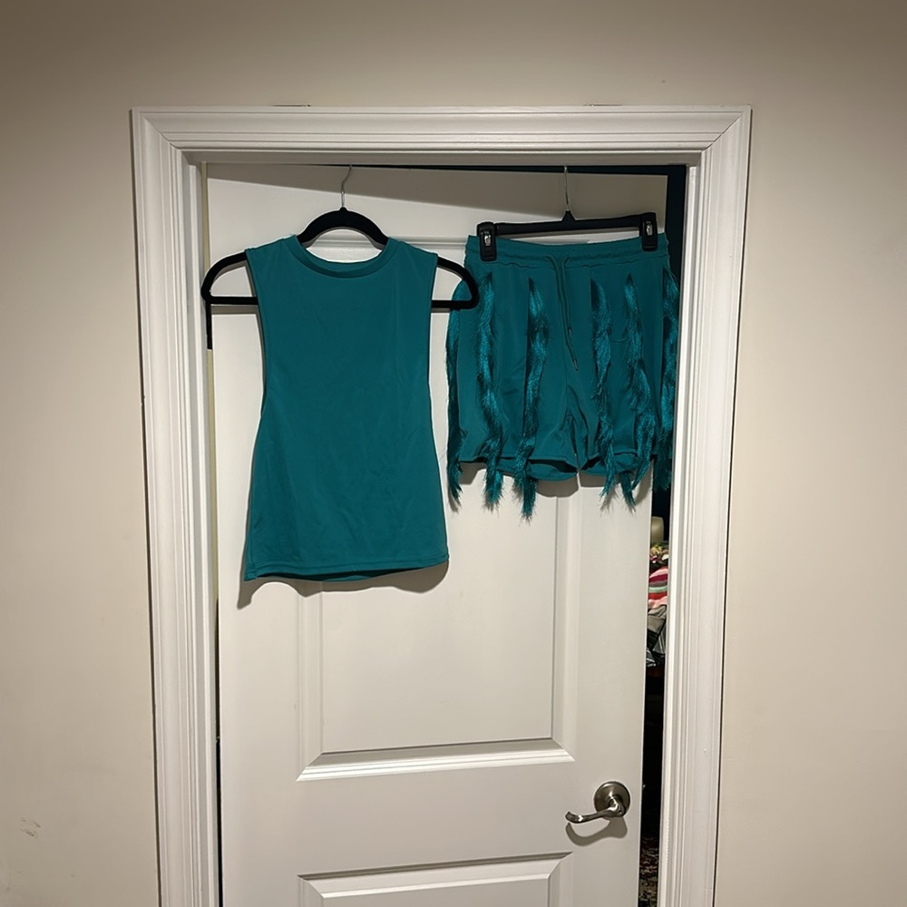 Fringe Turquoise Set - Picture 2 of 3